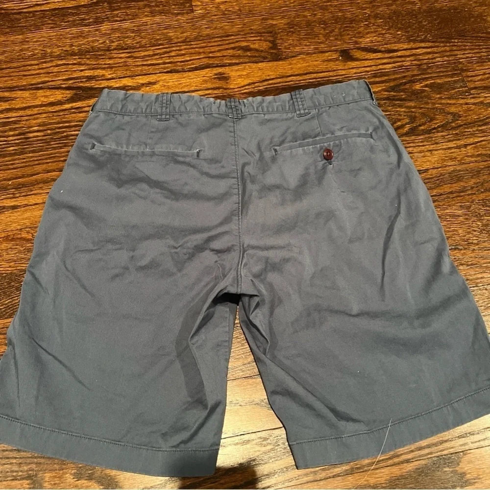 J. Crew Chino Shorts Mens 31 Blue Stretch Preppy Casual 9